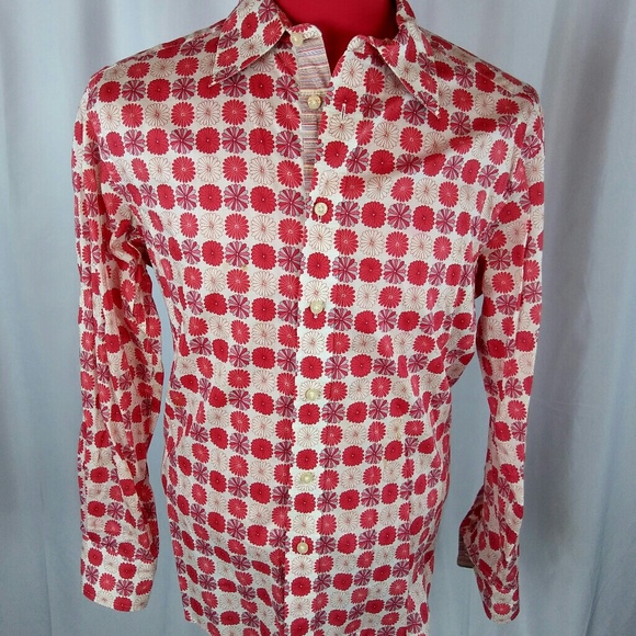 💥SOLD💥Robert Graham Shirt Multicolor Red/Gray - Picture 3 of 6